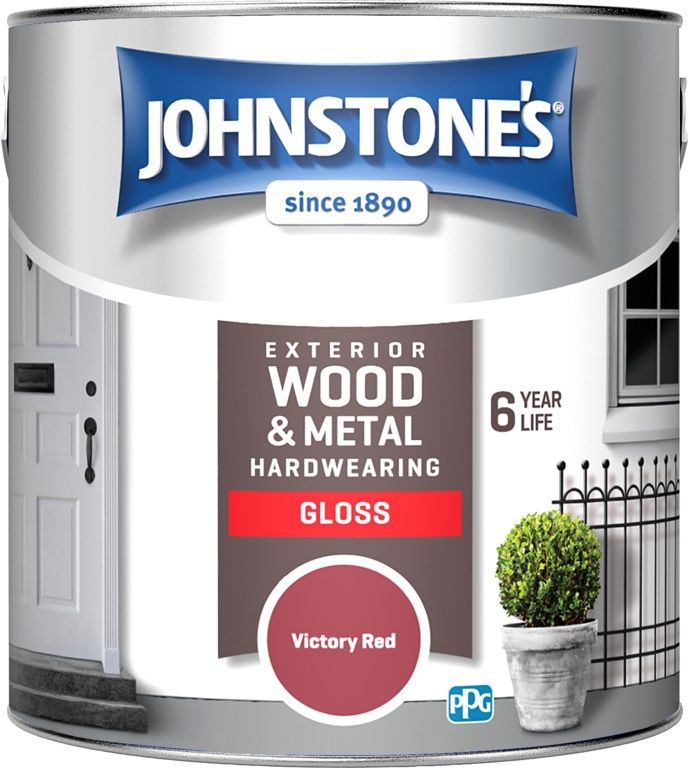 JOHNSTONES EXTERIOR GLOSS VICTORY RED 2.5L