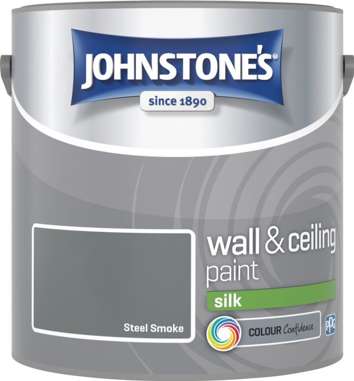 JOHNSTONES SILK STEEL SMOKE 2.5LT