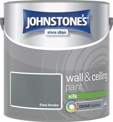 JOHNSTONES SILK STEEL SMOKE 2.5LT
