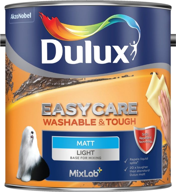 DULUX EASYCARE MATT BASE LIGHT 2.5L