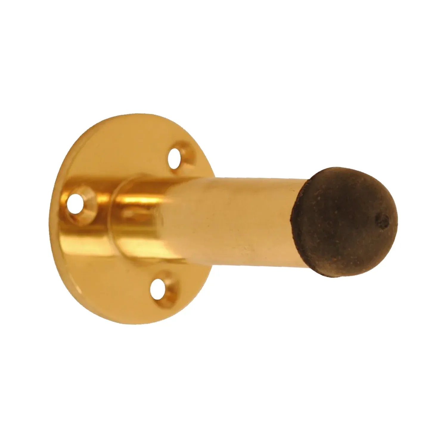 (x1)BRASS PROJ DOOR STOP 2.5"