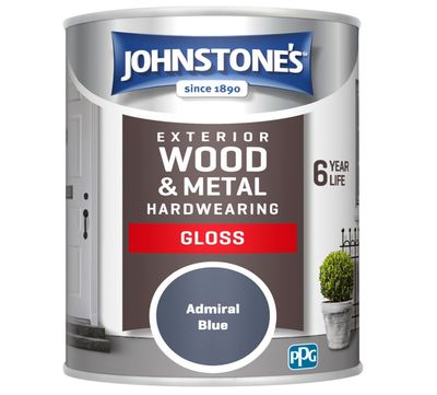 JOHNSTONES  EXTERIOR GLOSS ADMIRAL BLUE 750ML