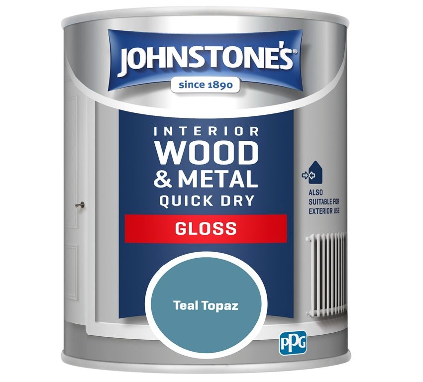 JOHNSTONES  QUICK DRY GLOSS TEAL TOPAZ 750ML