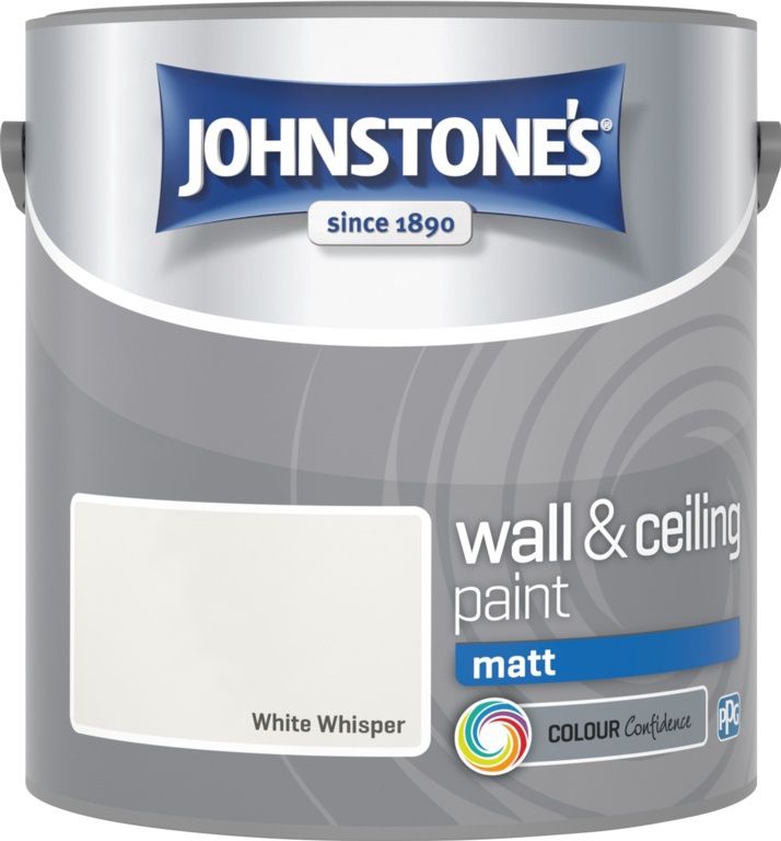 JOHNSTONES  MATT WHITE WHISPER 2.5LT