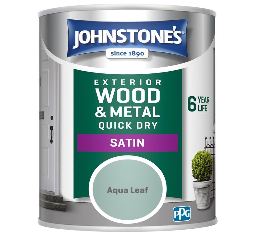 JOHNSTONES  EXTERIOR SATIN AQUA LEAF 750ML