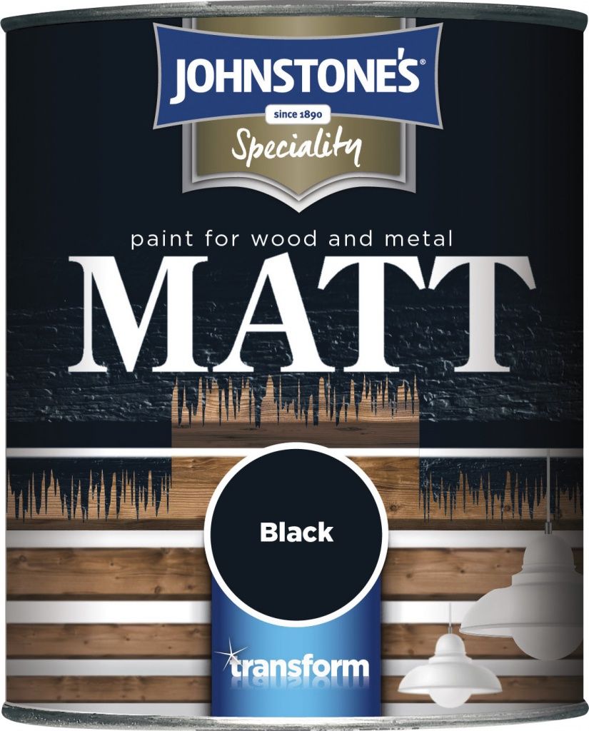 JOHNSTONES MATT BLACK 250ML