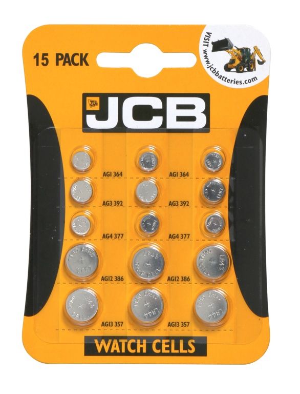 JCB MIXED WATCH BATTERY