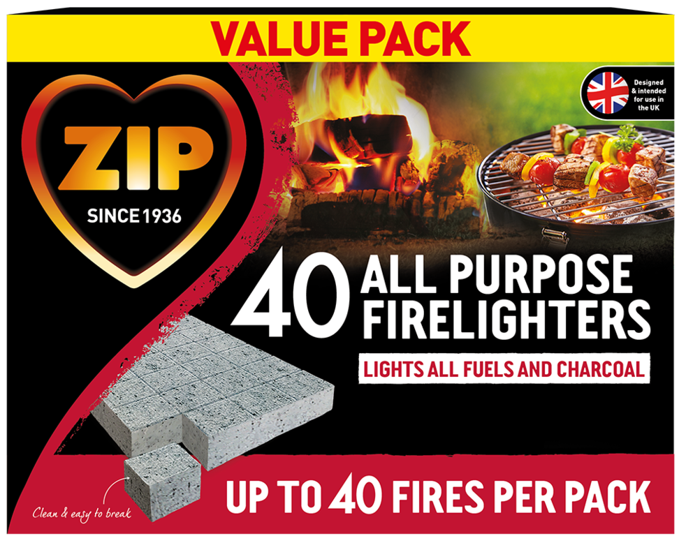 ZIP 40 ALL PURPOSE FIRELIGHTERS