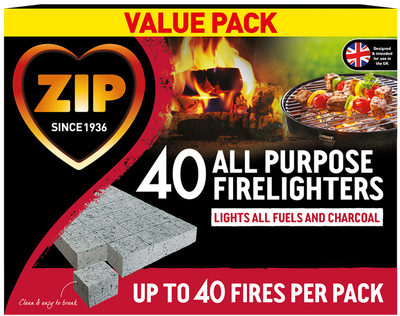 ZIP 40 ALL PURPOSE FIRELIGHTERS