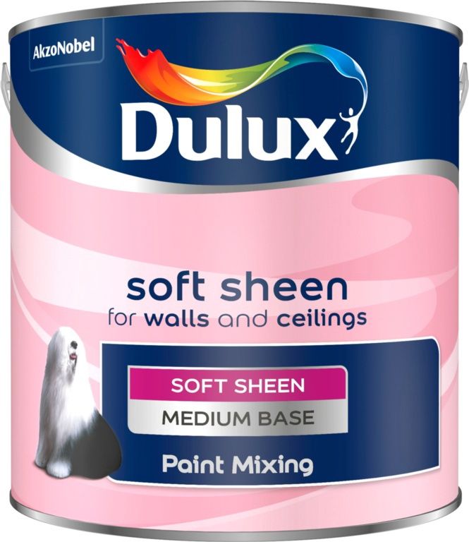 DULUX SOFT SHEEN MEDIUM BASE 2.5LT
