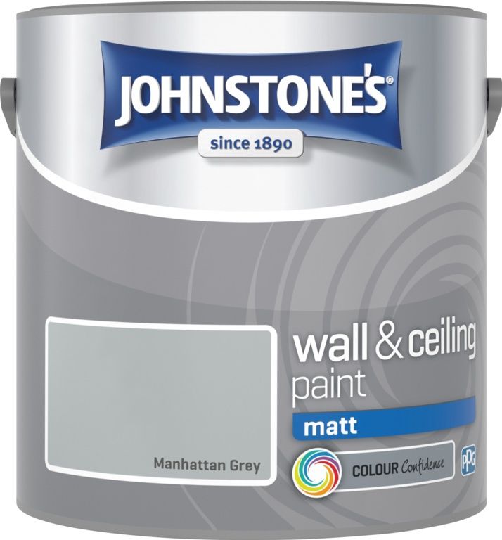JOHNSTONES MATT MANHATTAN GREY 2.5LT