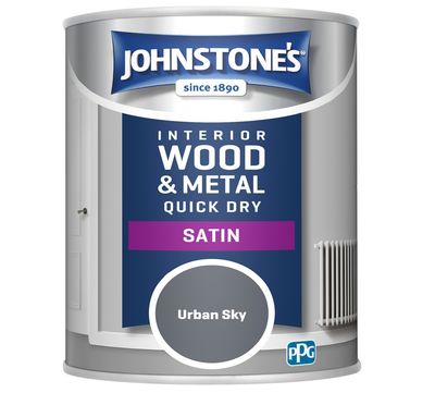 JOHNSTONES  QUICK DRY SATIN URBAN SKY 750ML