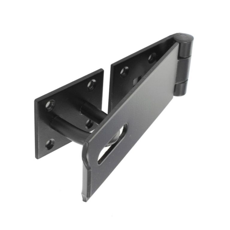 HD HASP &amp; STAPLE BLACK 190MM S1435