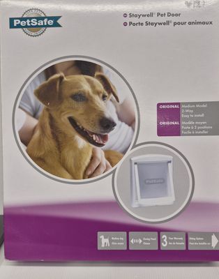 STAYWELL MEDIUM PET DOOR WHITE 740EF