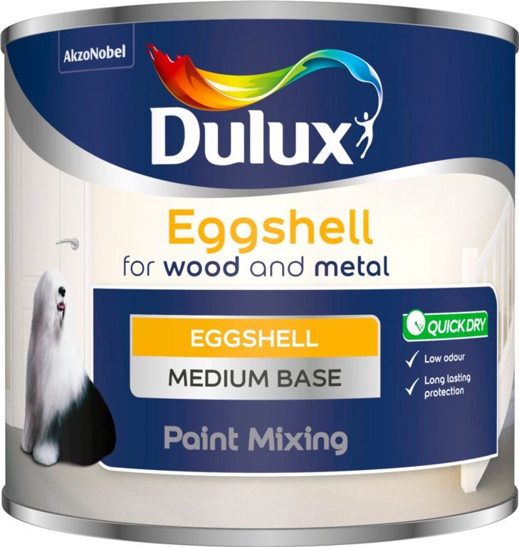 DULUX EGGSHELL BASE MEDIUM 500ML
