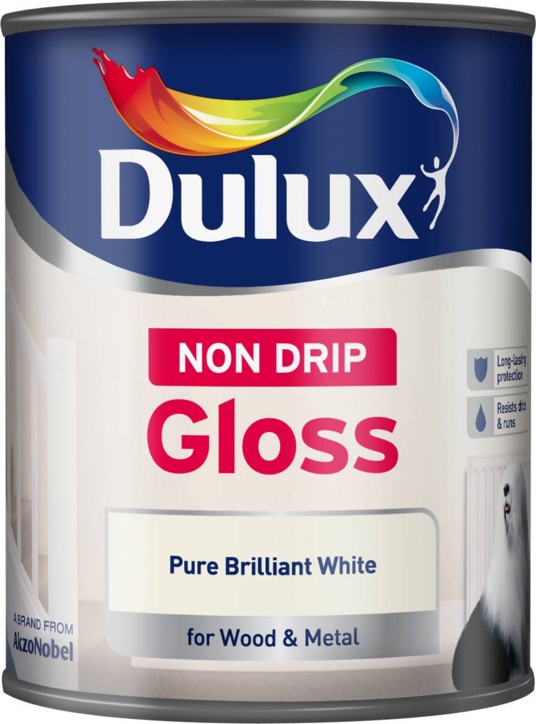DULUX NON DRIP GLOSS PBW 750ML