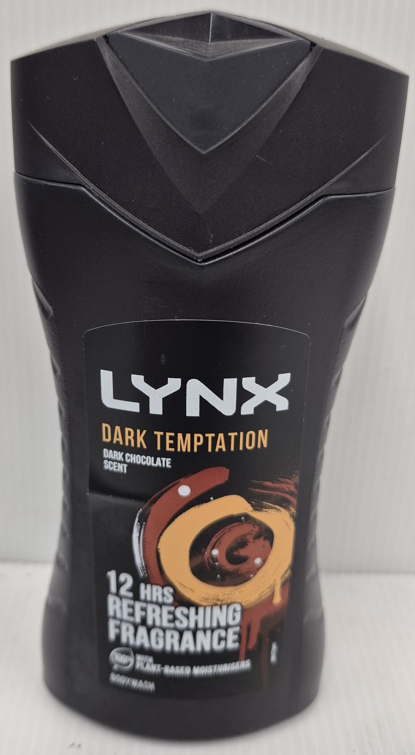 LYNX SHOWER GEL DARK TEMPTATION 225ML