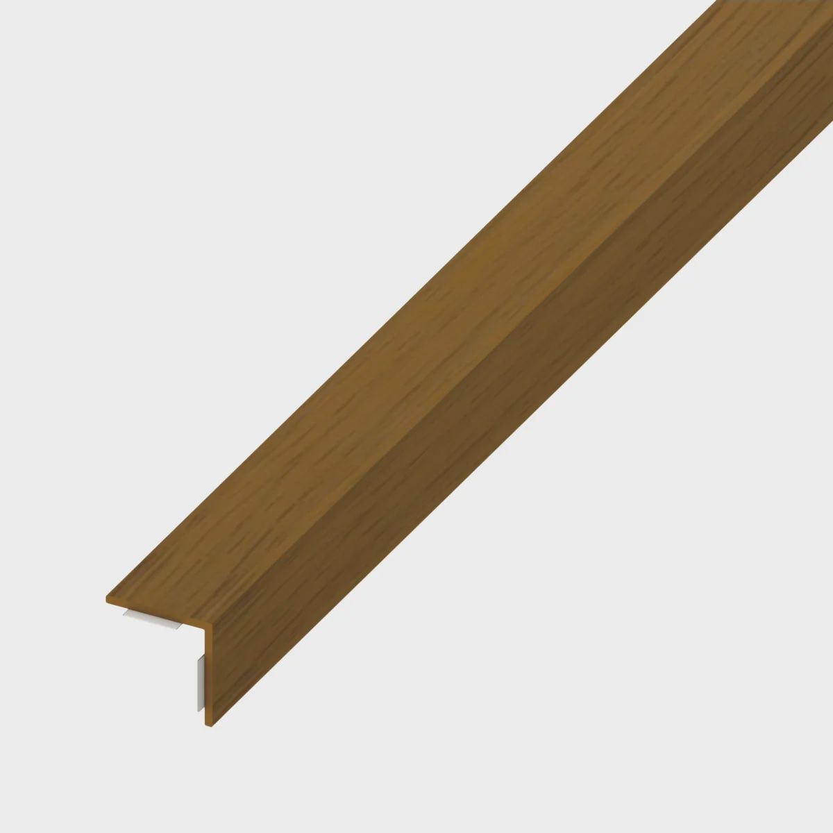 ADHESIVE ANGLE OAK PVC 20MM X20MM 1.0 LENGTH