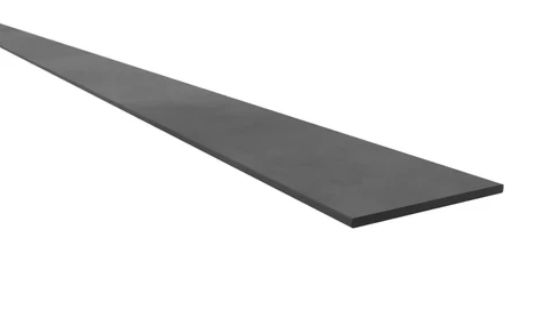 FLAT BAR BLUE STEEL  25MMX4MMX1M