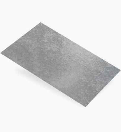 FULL SHEET. GALV. STEEL. 250MMX500MMX0.5MM