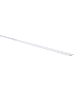 25MM PVC FLAT BAR WHITE
