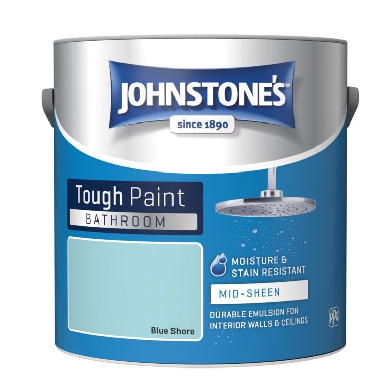 JOHNSTONES BATHROOM 2.5L MIDSHEEN BLUE SHORE