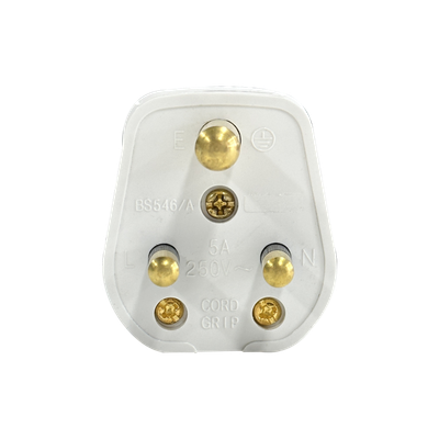 SECURLEC 5A 3 ROUND PIN PLUG