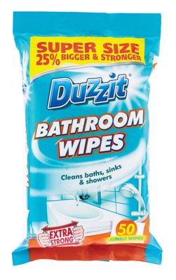 DUZZIT BATHROOM WIPES 50'S