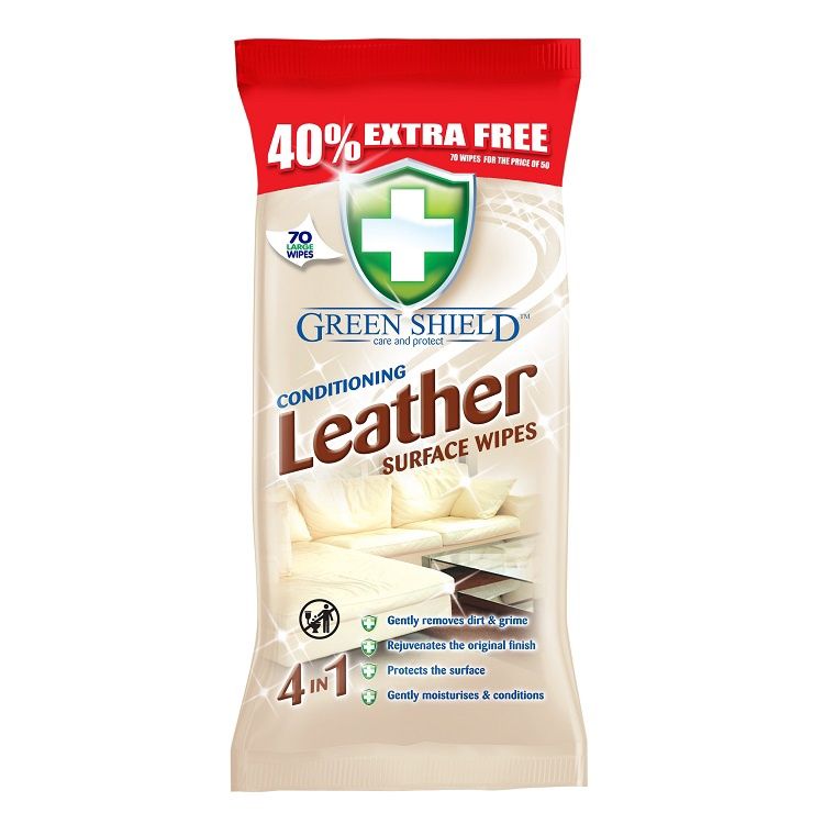 GREENSHIELD LEATHER WIPES