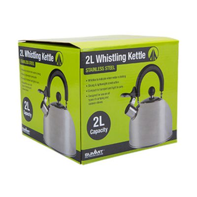 SUMMIT STAINLESS STEEL WHISTLING KETTLE 2L