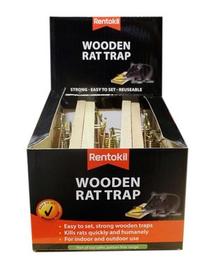 Rentokil wooden rat trap