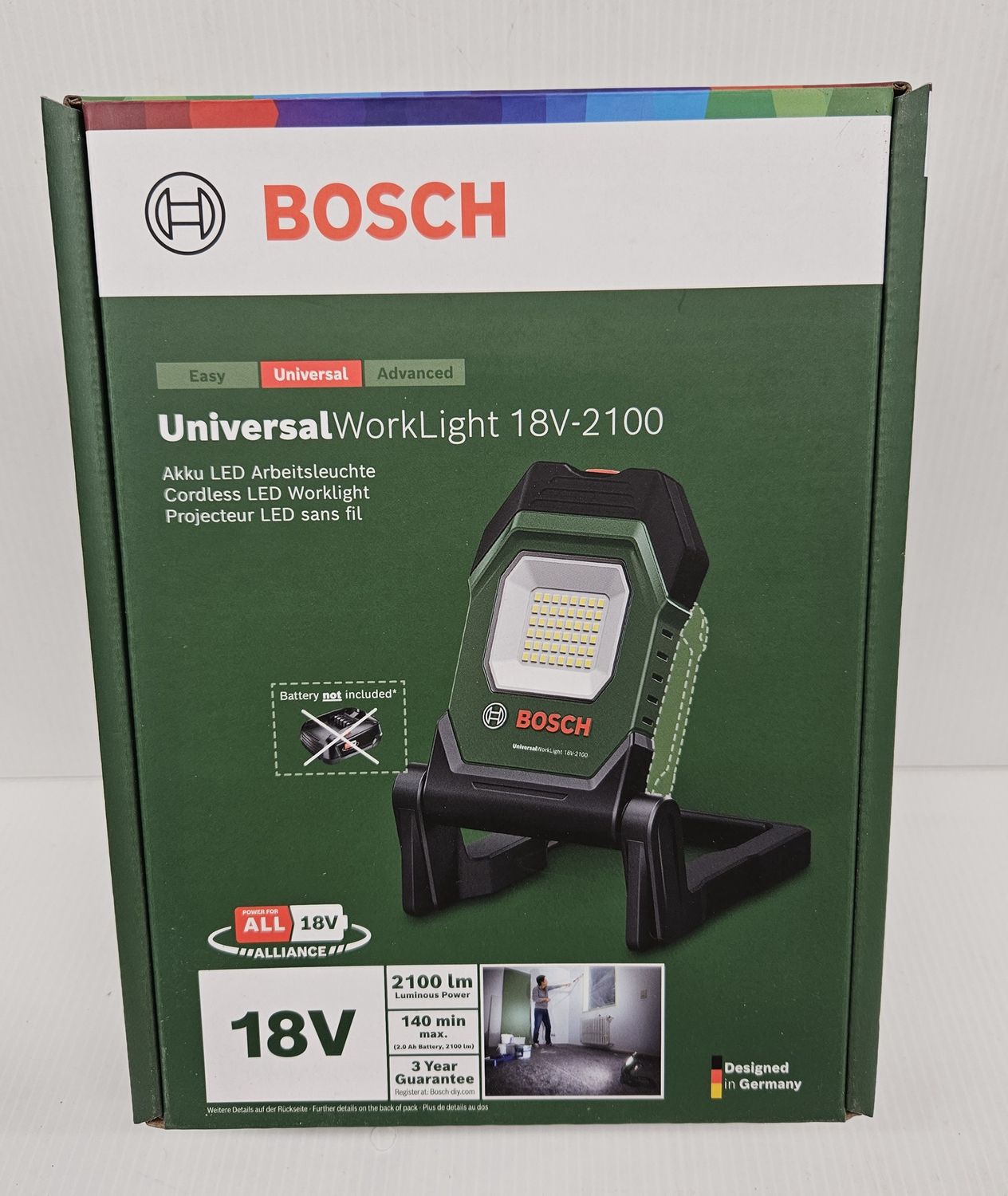 BOSCH WORKLIGHT CORDLESS 18V-2100