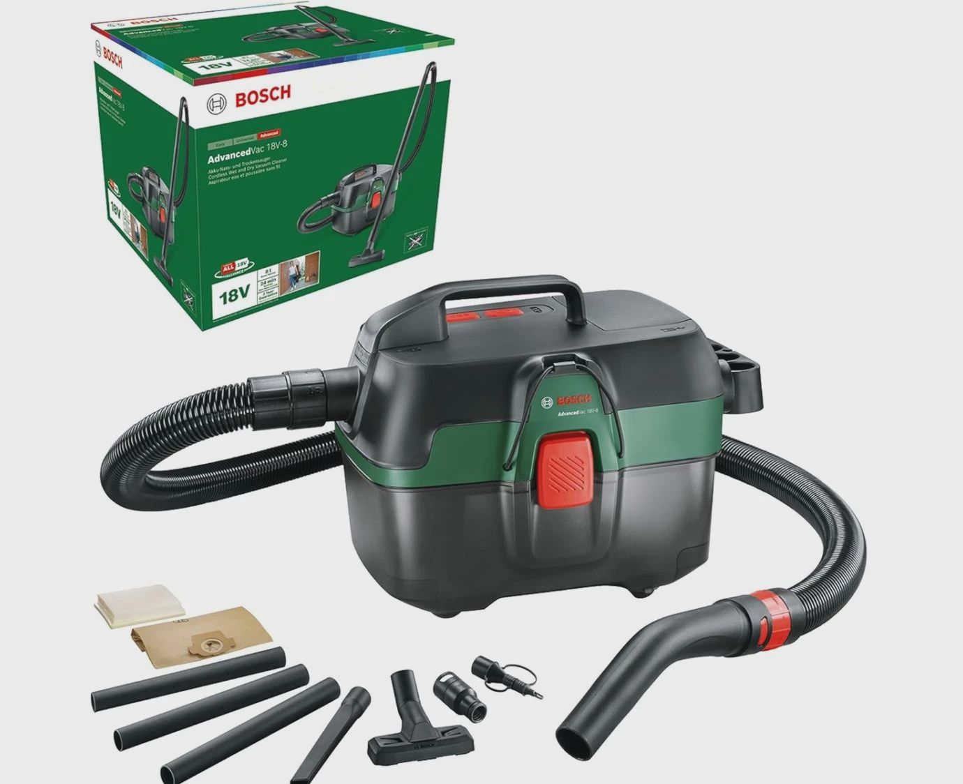 BOSCH WET &amp; DRY VACUUM CLEANER18V-8
