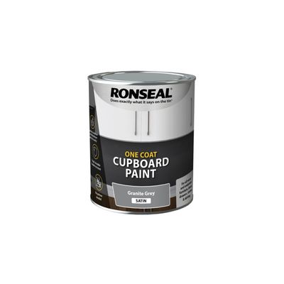 Ronseal cupboard paint granite grey satin 750ml