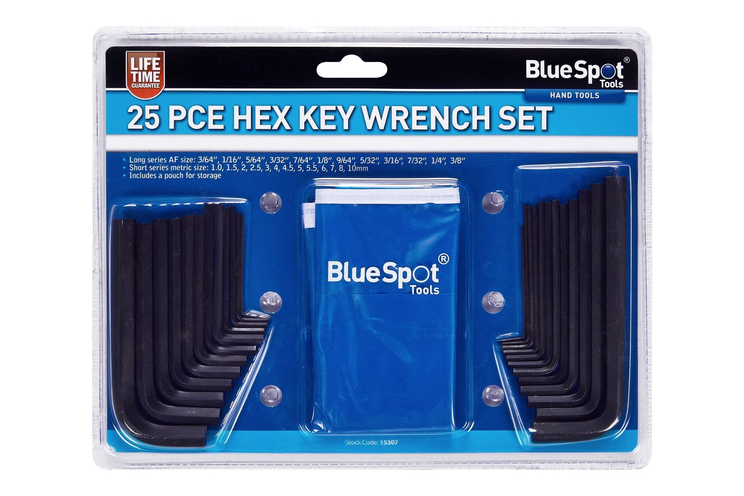 Hex key wrench set 25pce