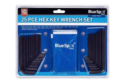 Hex key wrench set 25pce