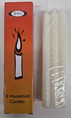 Household candles 6pk