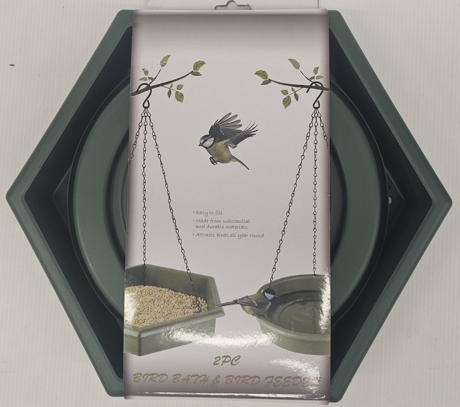 2PC BIRD FEEDER