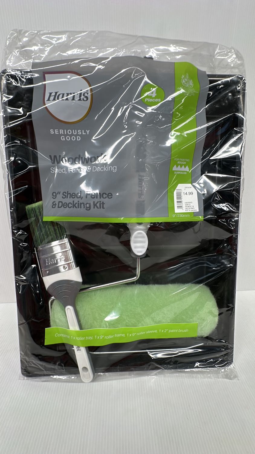 HARRIS SHED FENCE &amp; DECKING KIT 4 pieces