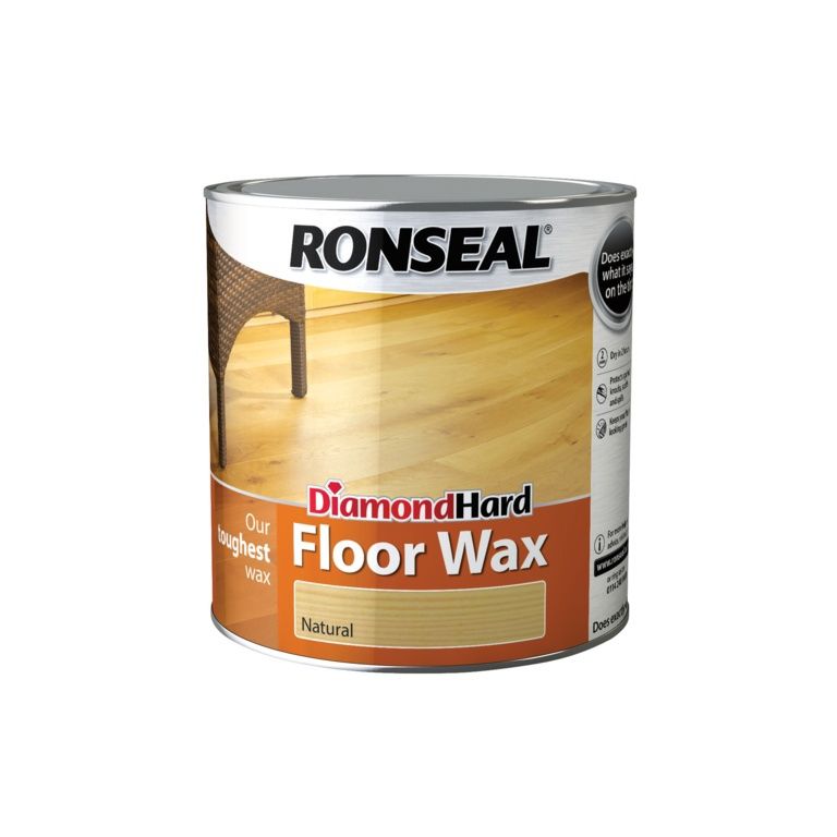 RONSEAL DIAMOND HARD FLOOR WAX NATURAL 2.5L
