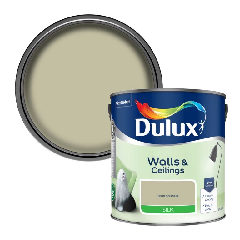 DULUX SILK FRESH ARTICHOKE 2.5LT