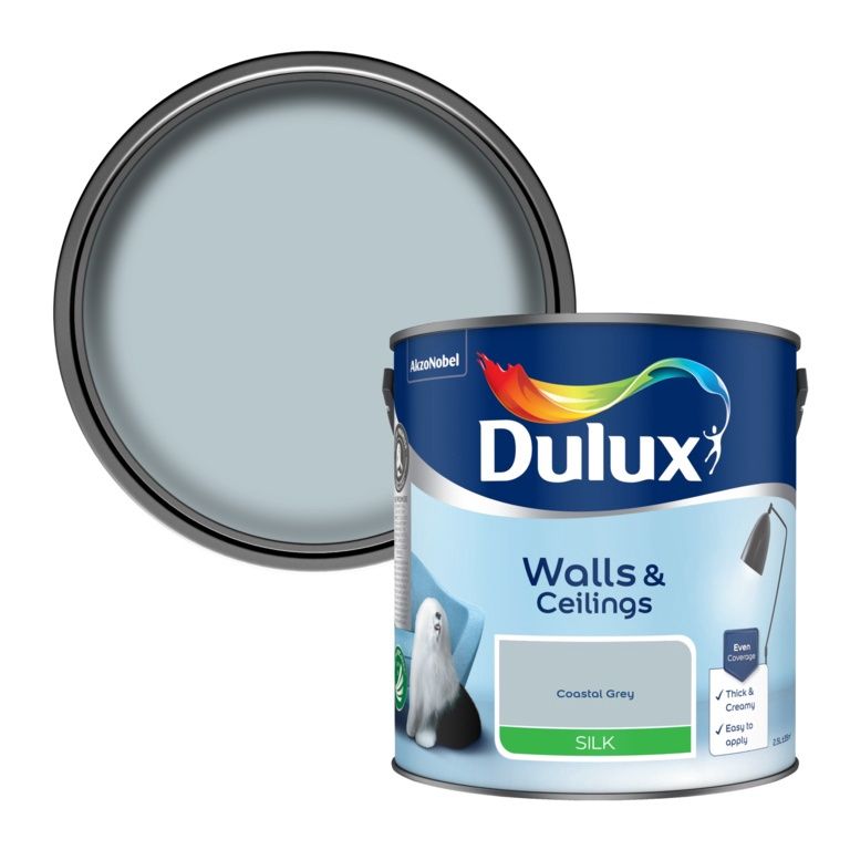 DULUX SILK COASTAL GREY 2.5LT