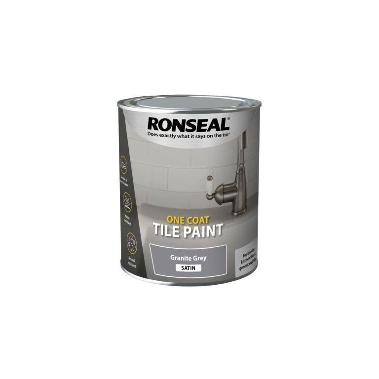 RONSEAL TILE PAINT GRANITE SATIN 750ML