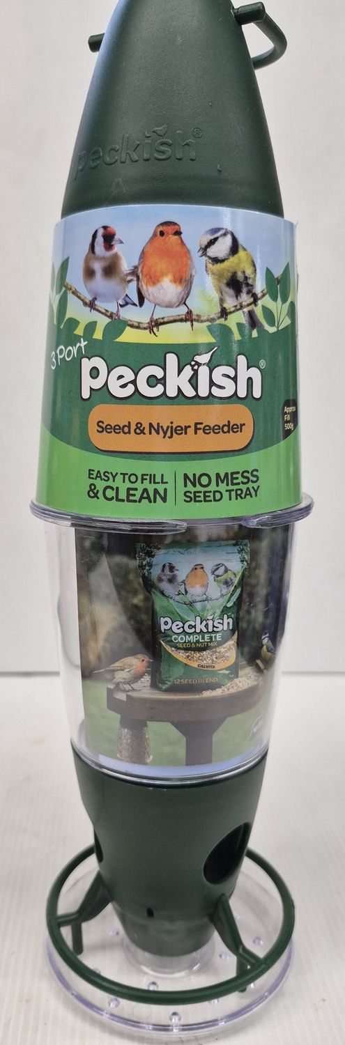 Peckish Seed &amp; Nyjer Feeder