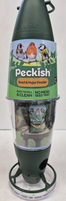 Peckish Seed &amp; Nyjer Feeder