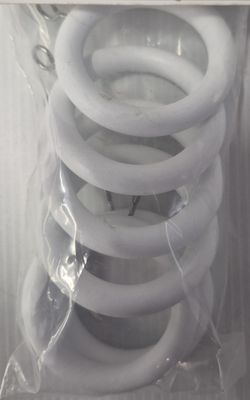 WOODEN CURTAIN RINGS WHITE 28MM 6PK