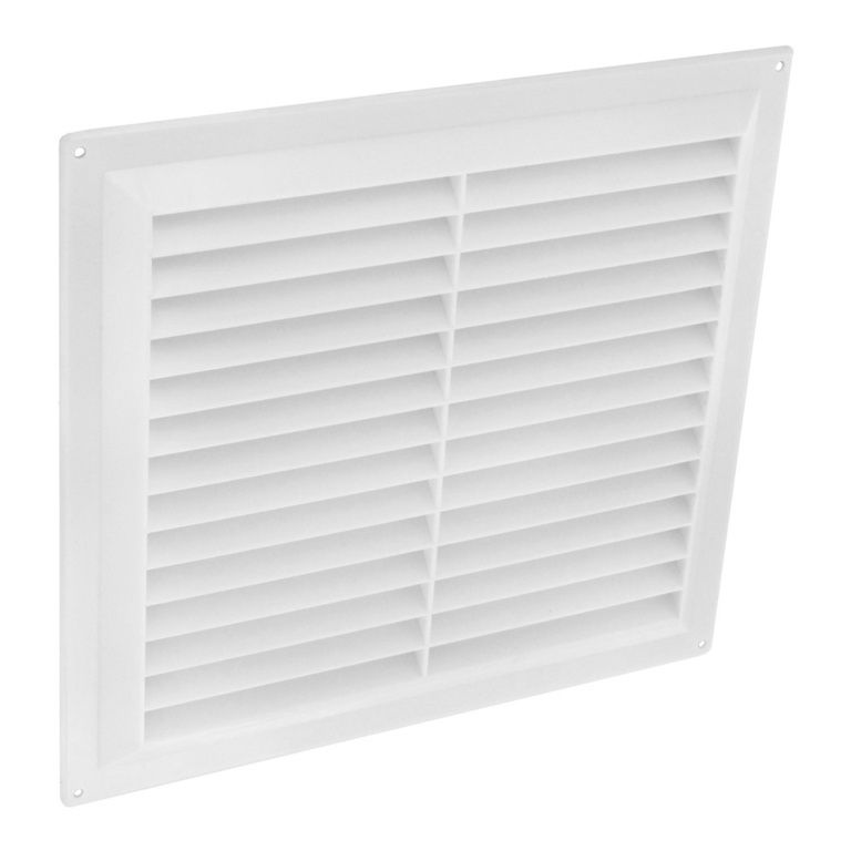 LOUVRE VENT 9”X9” WHITE