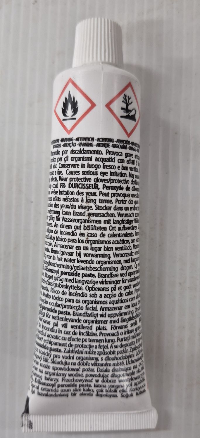 WOOD FILLER HARDENER 40G (NO BARCODE)