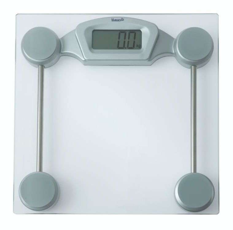 BLUE CANYON GLASS DIGITAL BATHROOM SCALES