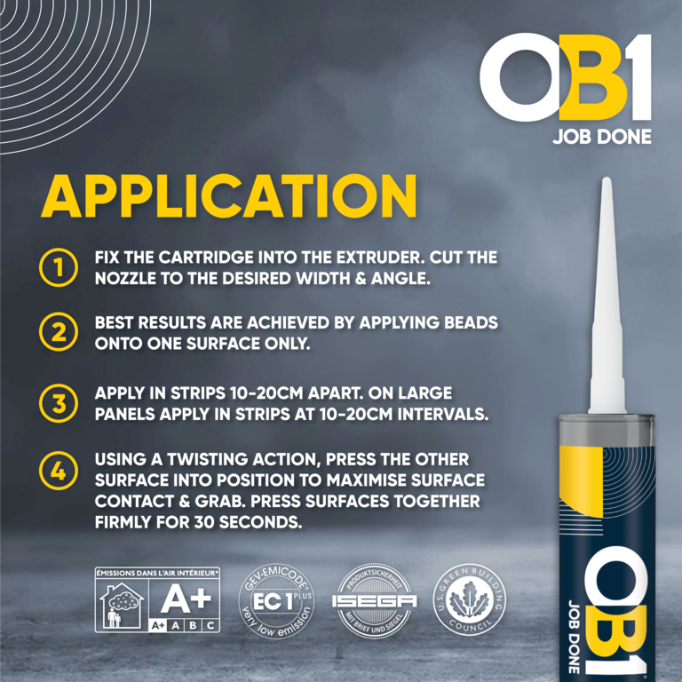 OB1 CONSTRUCTION SEALANT WHITE